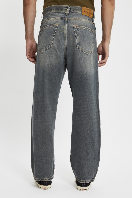 Jeans baggy denim délavé noir jack & jones