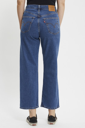 Jeans ribcage cheville dark indigo