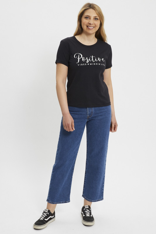 Jeans ribcage cheville dark indigo femme Levi's