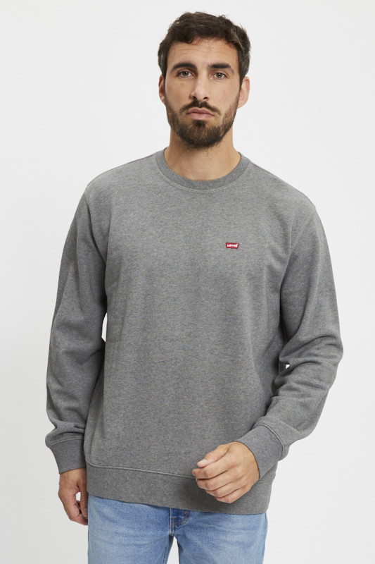 Hoodie Original gris chiné homme