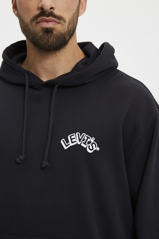 Sweat Relaxed Graphic noir homme Levi's