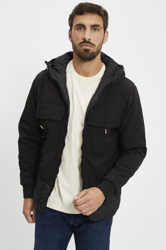 Parka matelassée noire