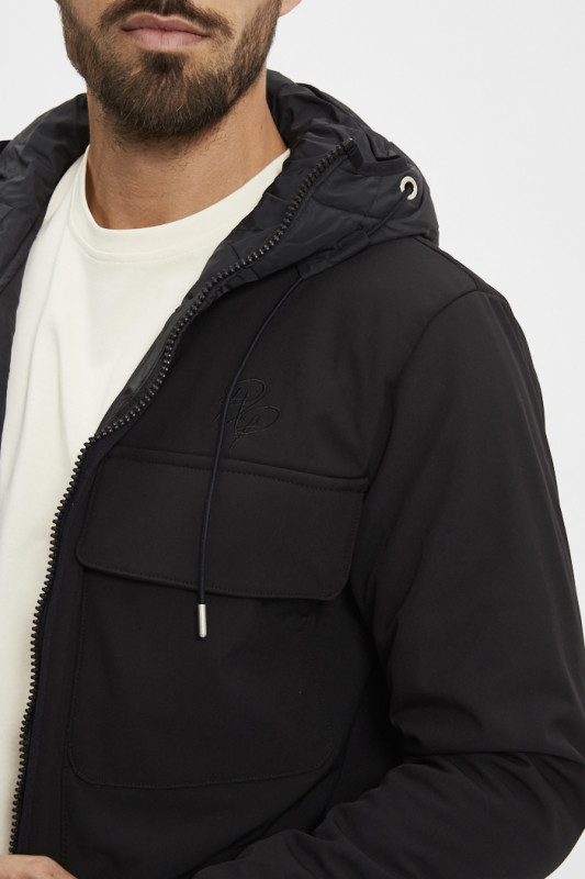 Parka matelassée noire Project X Paris