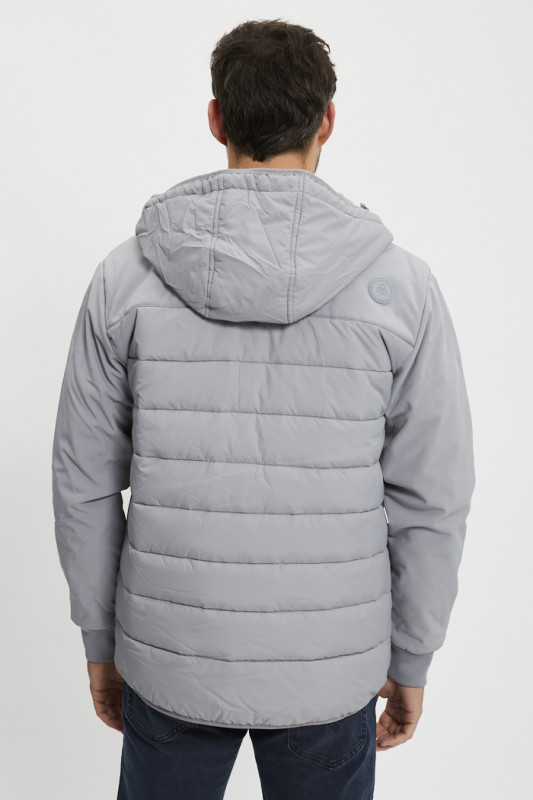 Parka matelassée grise