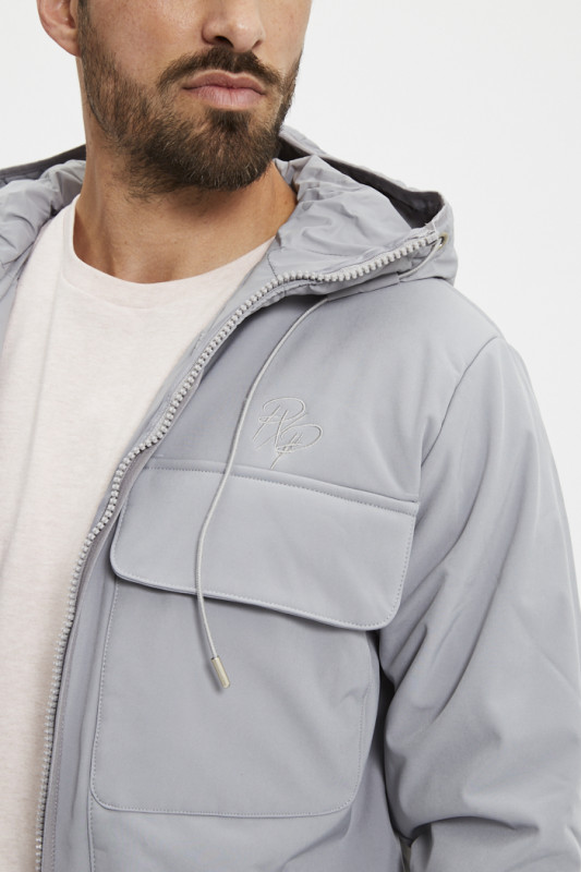 Parka matelassée grise project X paris