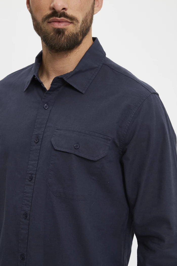 Chemise en jean regular-fit - Homme | MANGO France métropolitaine