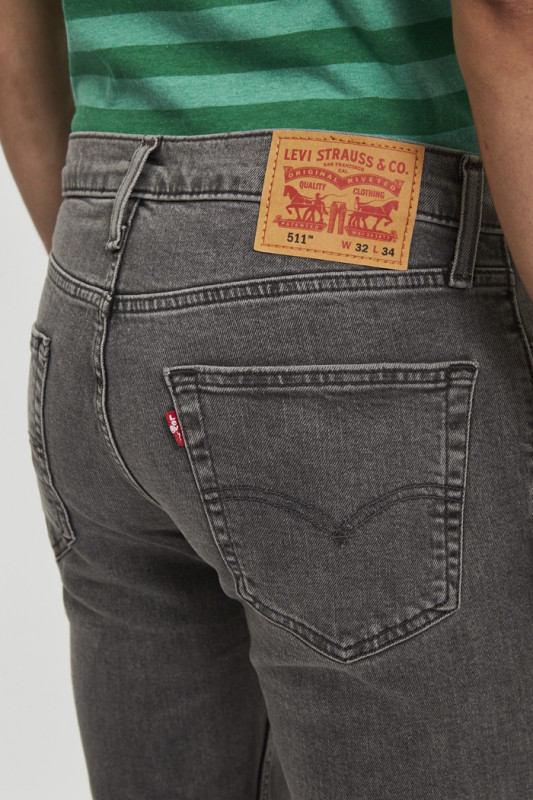 Jeans 511 slim gris délavé homme Levi's