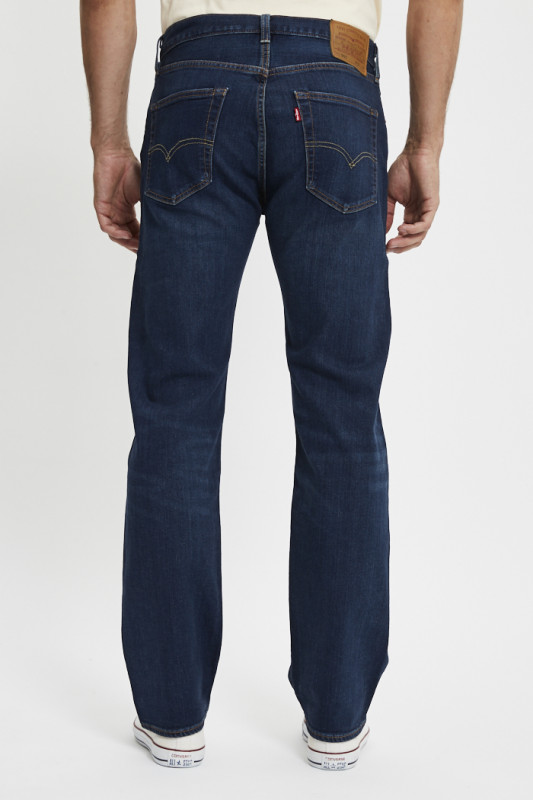 Jeans 501 levis Original denim stretch dark indigo