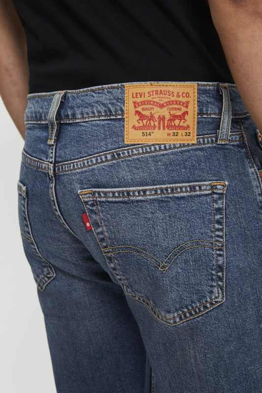 Jeans 514 straight med indigo homme Levi's