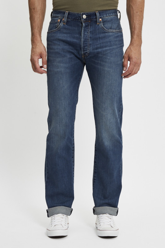 Jeans 501 levis Original denim stretch homme