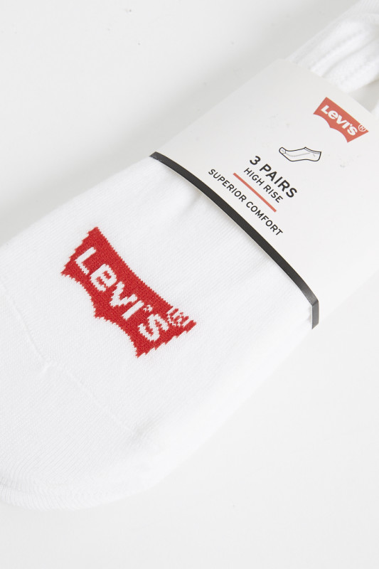 lot de 3 paires de socquettes blanches homme levi's