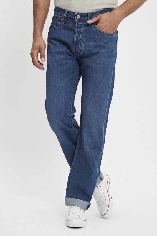 Jeans 501 levis Original Honeybee dark indigo  homme
