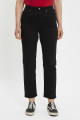 Jean droit classique taille haute noir Tommy Hilfiger