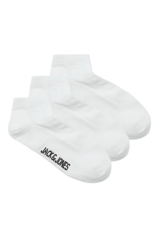 Pack de trois paires de socquettes blanches homme