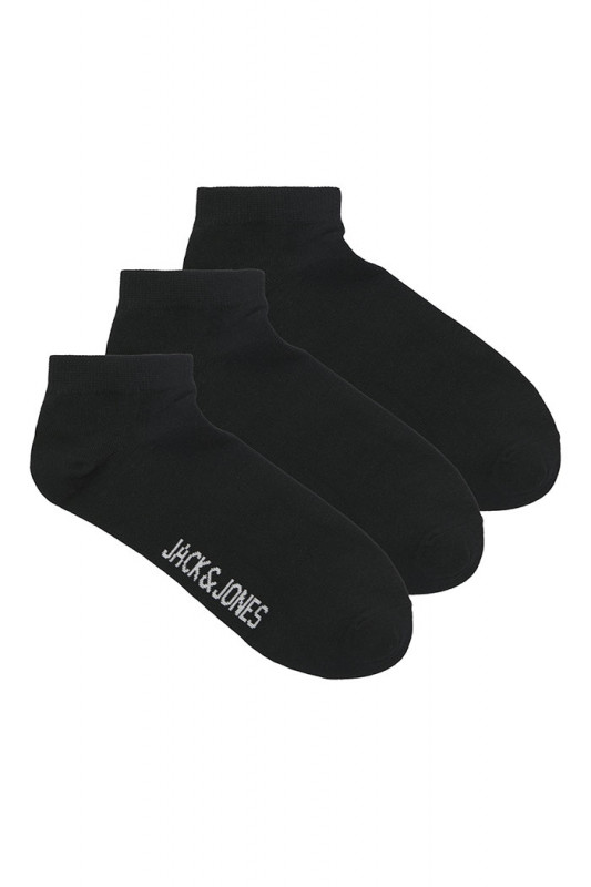 Pack de trois paires de socquettes noires homme