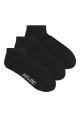 Pack de trois paires de socquettes noires