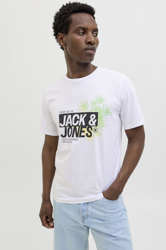 T-shirt graphique Jaxon blanc j&j