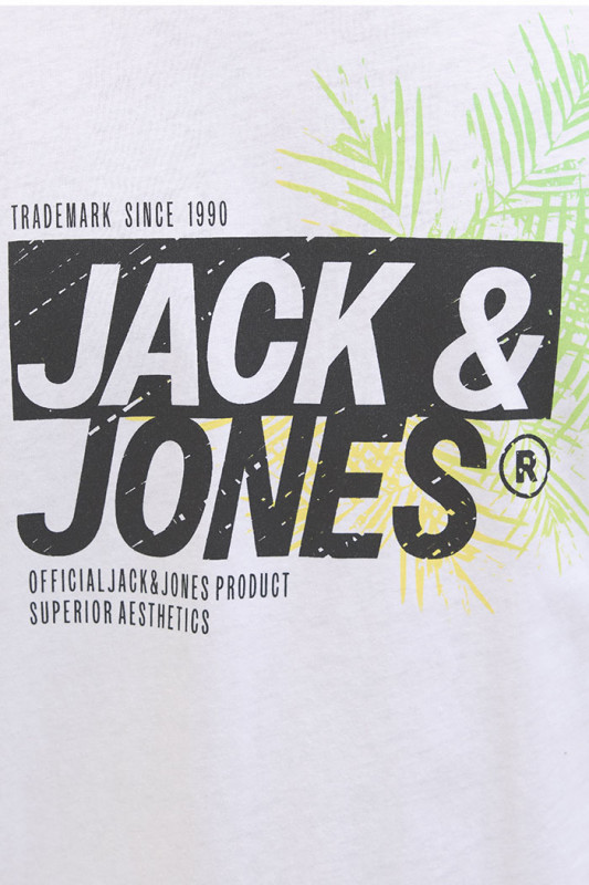 T-shirt graphique Jaxon blanc homme