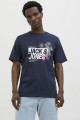 T-shirt graphique Jaxon bleu marine