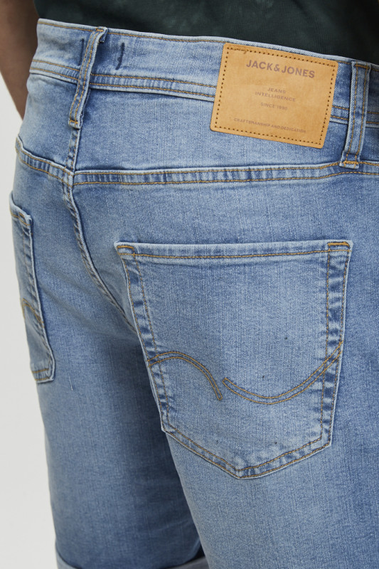 Short Original bleu denim délavé homme Jack & Jones