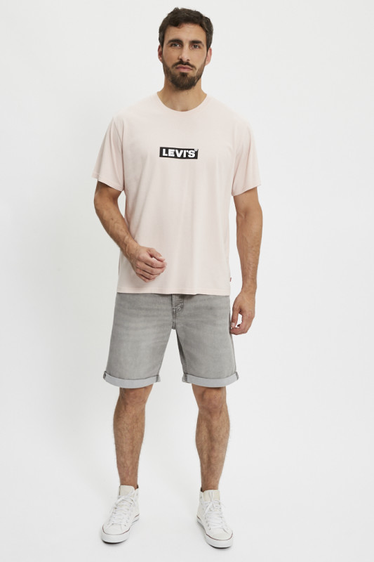 Short Original en jeans denim gris jack & jones