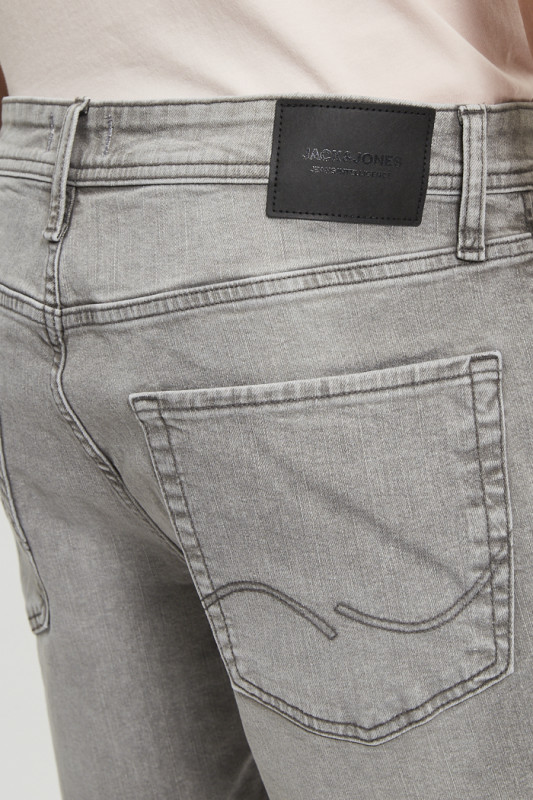 Short Original en jeans denim gris homme jack & jones