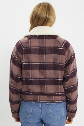 Veste flanelle Shrunken '90