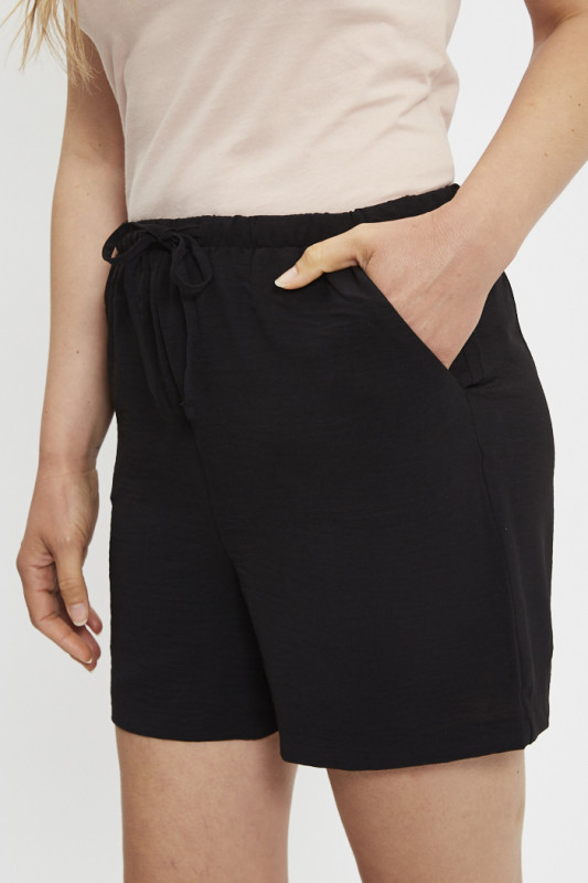 Short Lion taille haute noir femme JDY