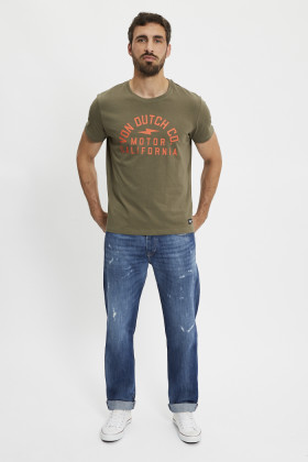 Tee shirt stretch Aki  regular kaki