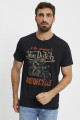 Tee shirt Wolfy en jersey de coton noir