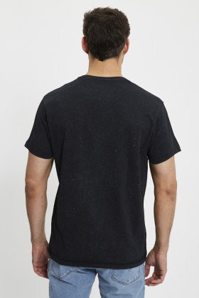 Tee shirt Wolfy en jersey de coton noir