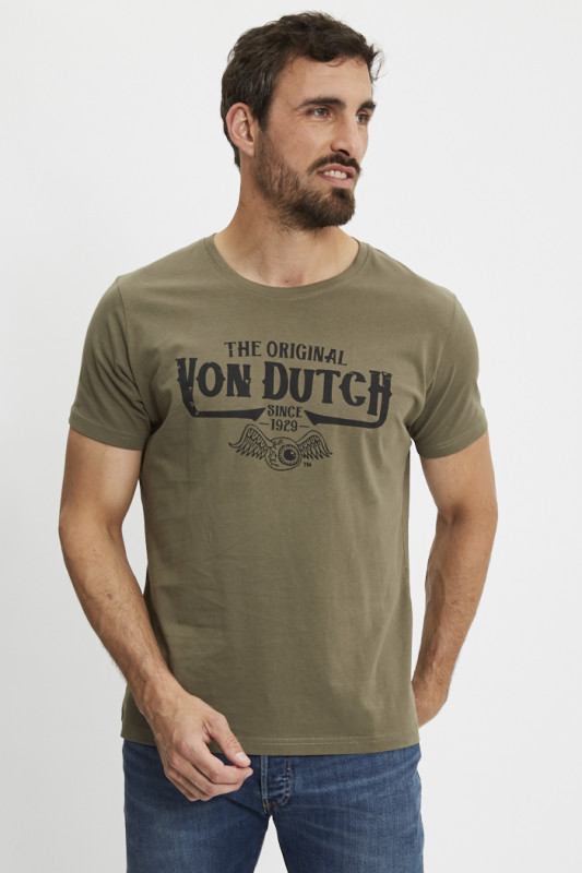 T-shirt Origin regular kaki homme