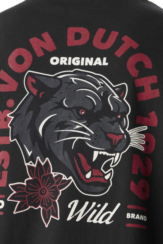 T-shirt Wild noir coupe relaxed homme von dutch