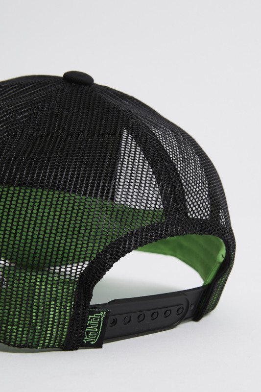 Casquette baseball noire et verte homme Von Dutch