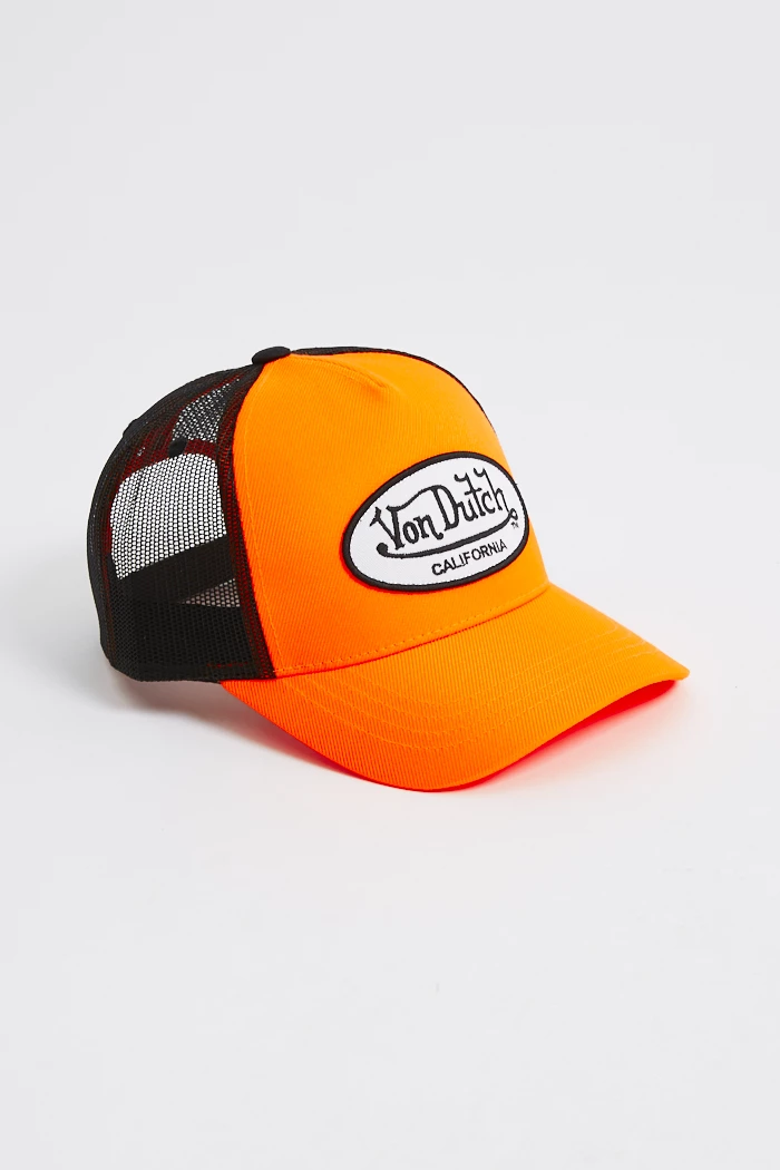 Casquette baseball fluo orange homme Von Dutch | Destock Jeans