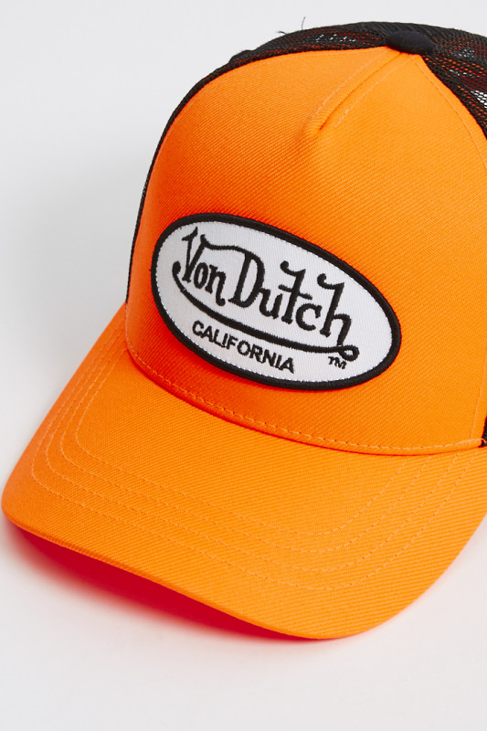 Casquette baseball  fluo orange homme von dutch