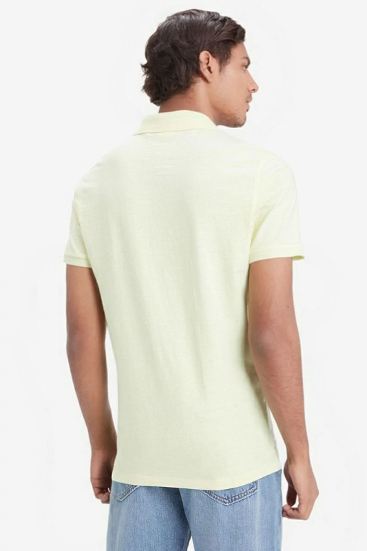 Polo slim Housemark jaune