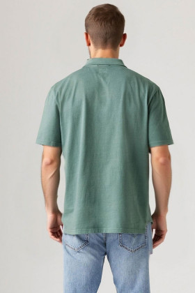 Polo piqué Authentic vert