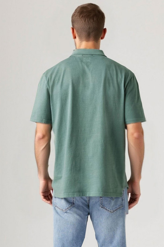 Polo piqué Authentic vert