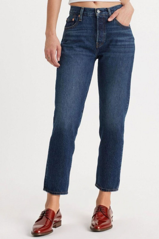 Jeans 501 crop dark indigo