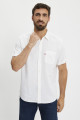 Chemise sunset blanche manches courtes