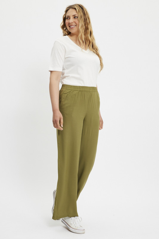 T-shirt Rex col V blanc JDY