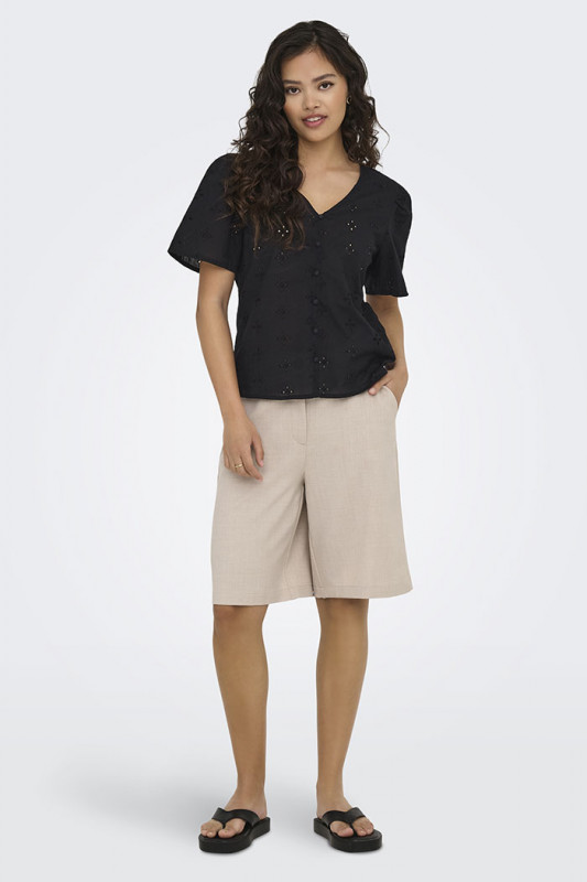 Top Millie noir femme JDY