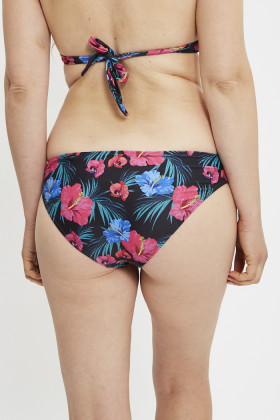 Bas de bikini Aimée Hibiscus tropical femme