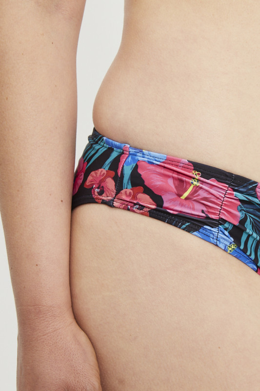 Bas de bikini Aimée Hibiscus tropical femme Only