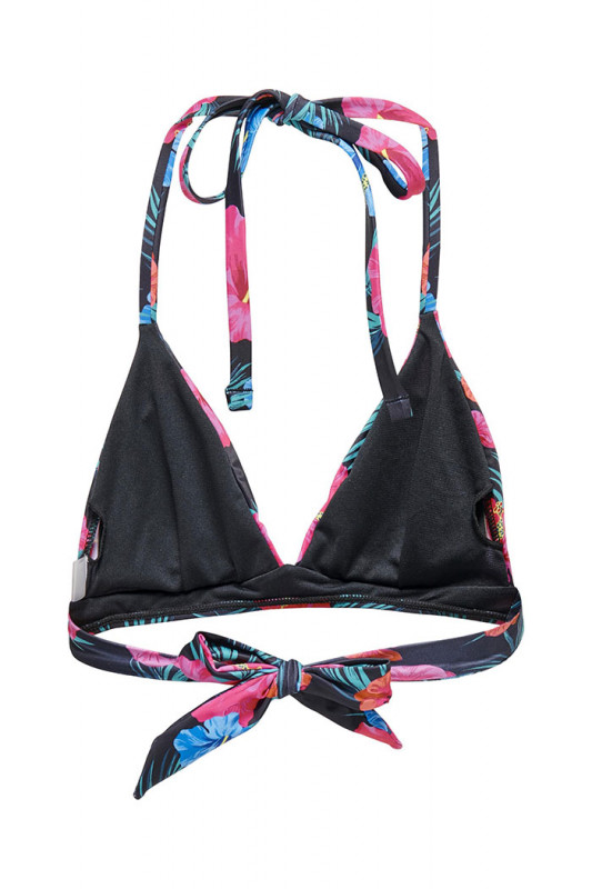 Haut de bikini Aimée hisbiscus tropical