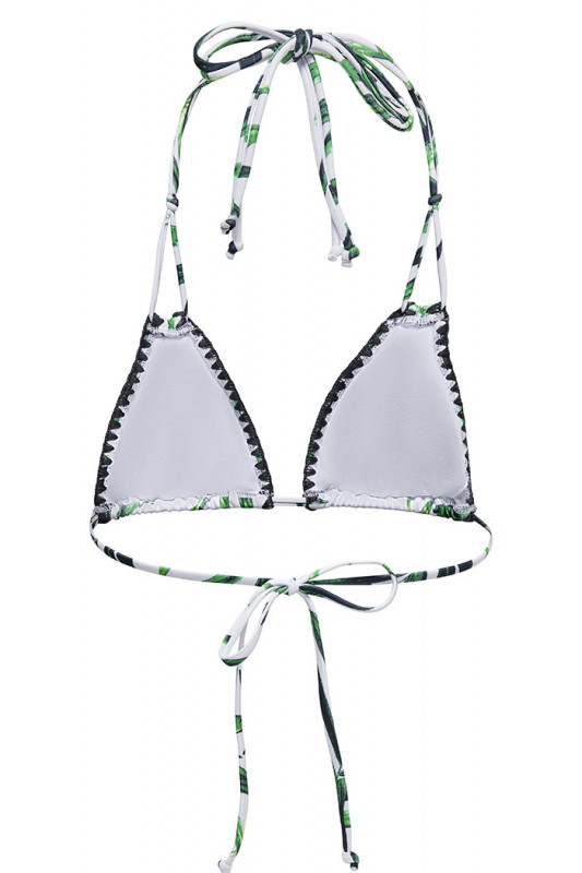 Haut de bikini Tricia deep forest palm