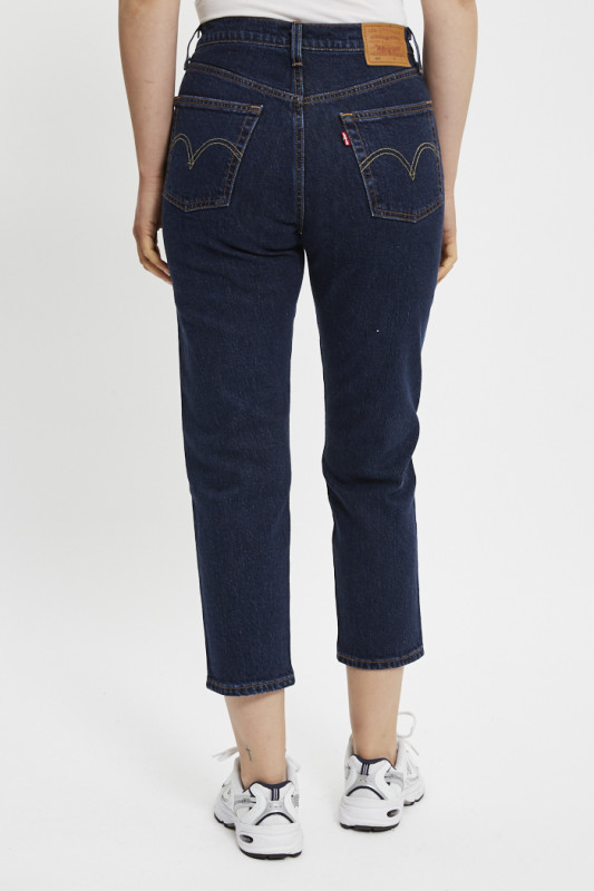 Jeans 501 crop salsa stonewash dark indigo