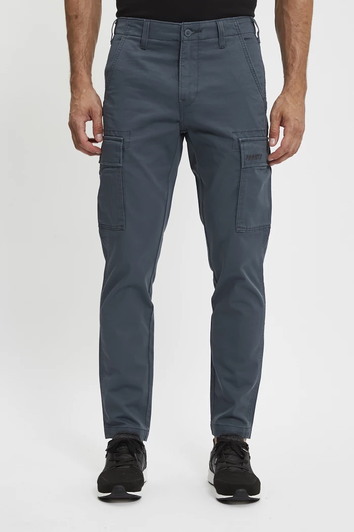 Pantalon Cargo Homme Levi's Tapered - Coupe Fuselée En Vert, 99% Coton - Neuf Avec étiquettes (Fabriqué En France)