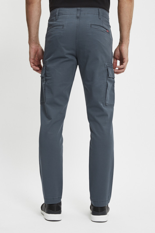 Pantalon XX cargo slim gris vert homme